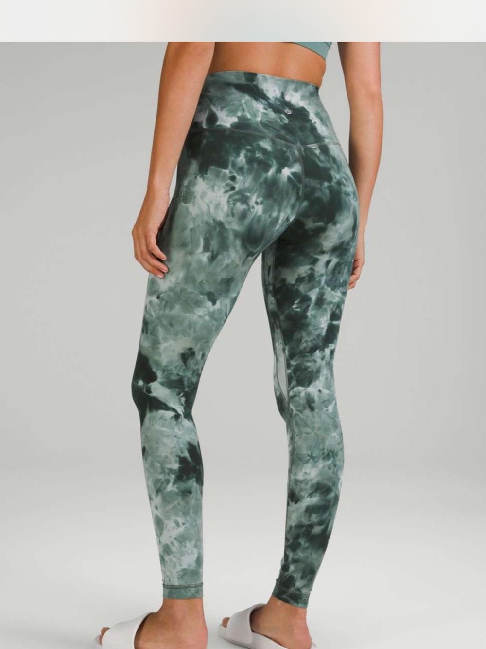 lululemon athletica Green Tie-Dye High-Rise Leggings